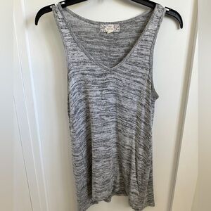 Pink Republic Gray Marbled V-Neck Tank Top